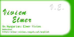 vivien elmer business card